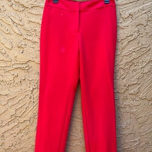 2/$20 Ann Taylor Red Straight Leg Pants